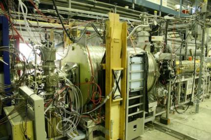 Exterior del experimento ALPHA (Imagen: CERN)